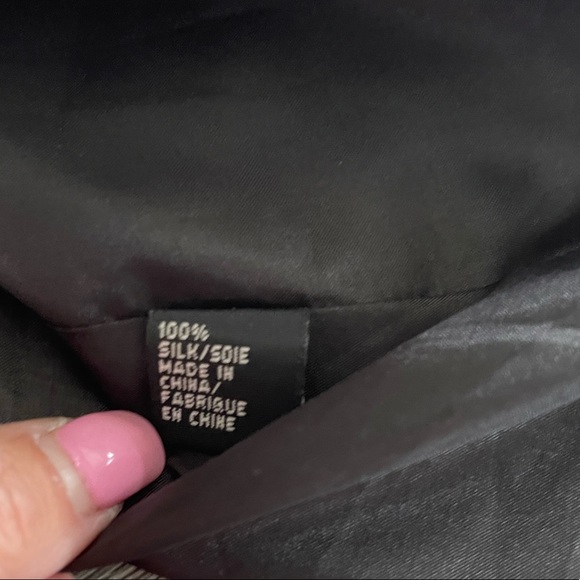 Stunning Silk Women’s Black & Fuchsia Formal Dress - Picture 8 of 9